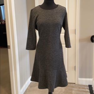 NWT Ann Taylor Fit and Flare flounce hem Dress
